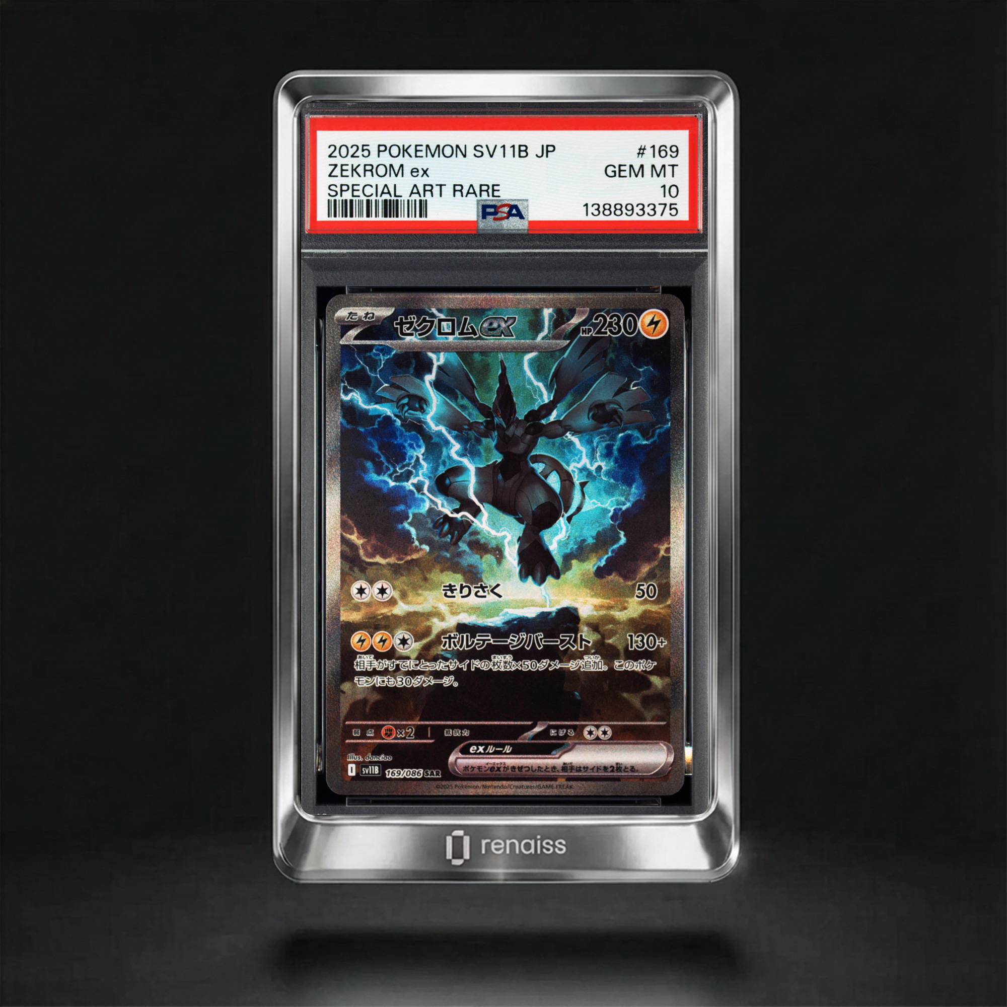 Special Art Rare #169 Zekrom Ex