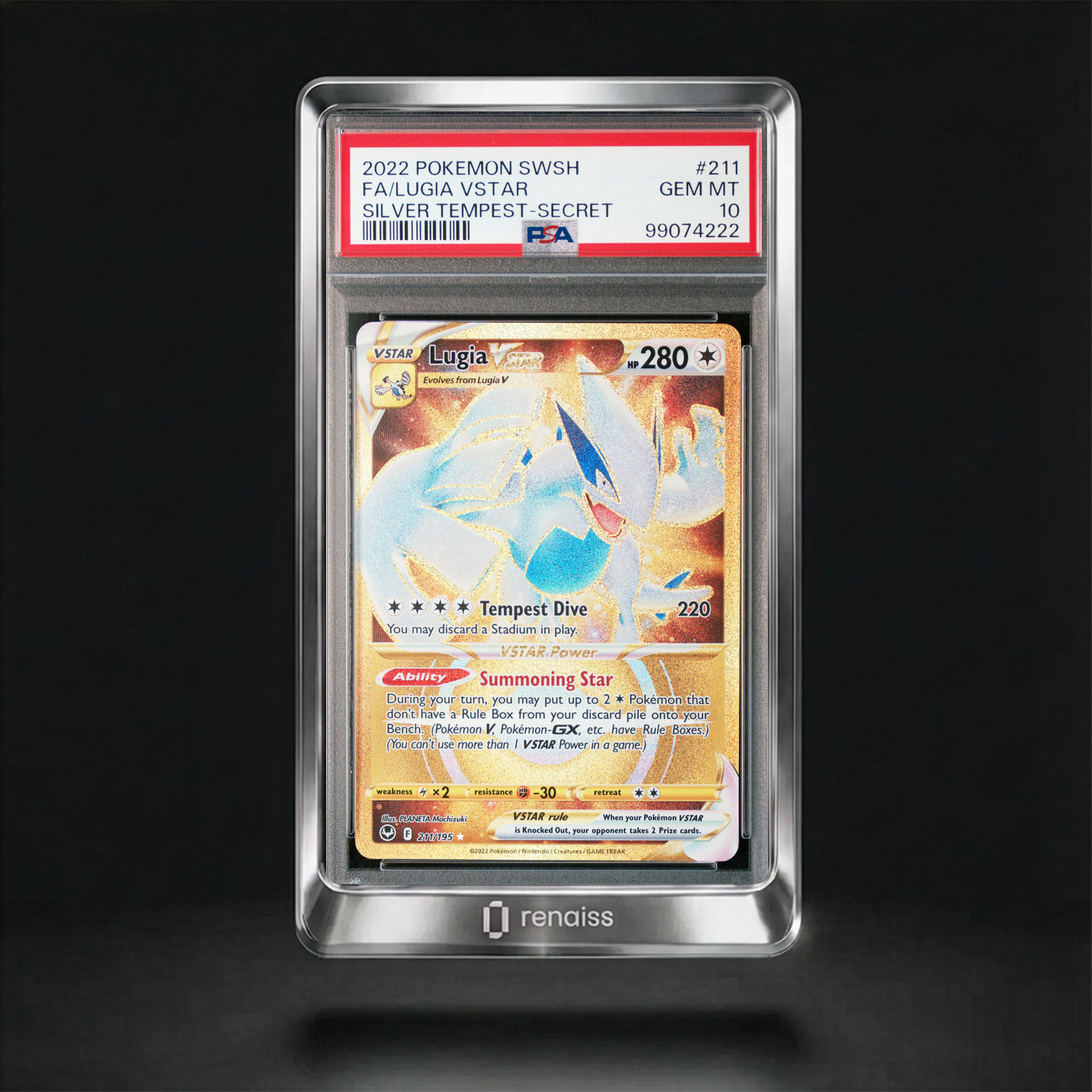 Silver Tempest-Secret #211 Lugia Vstar